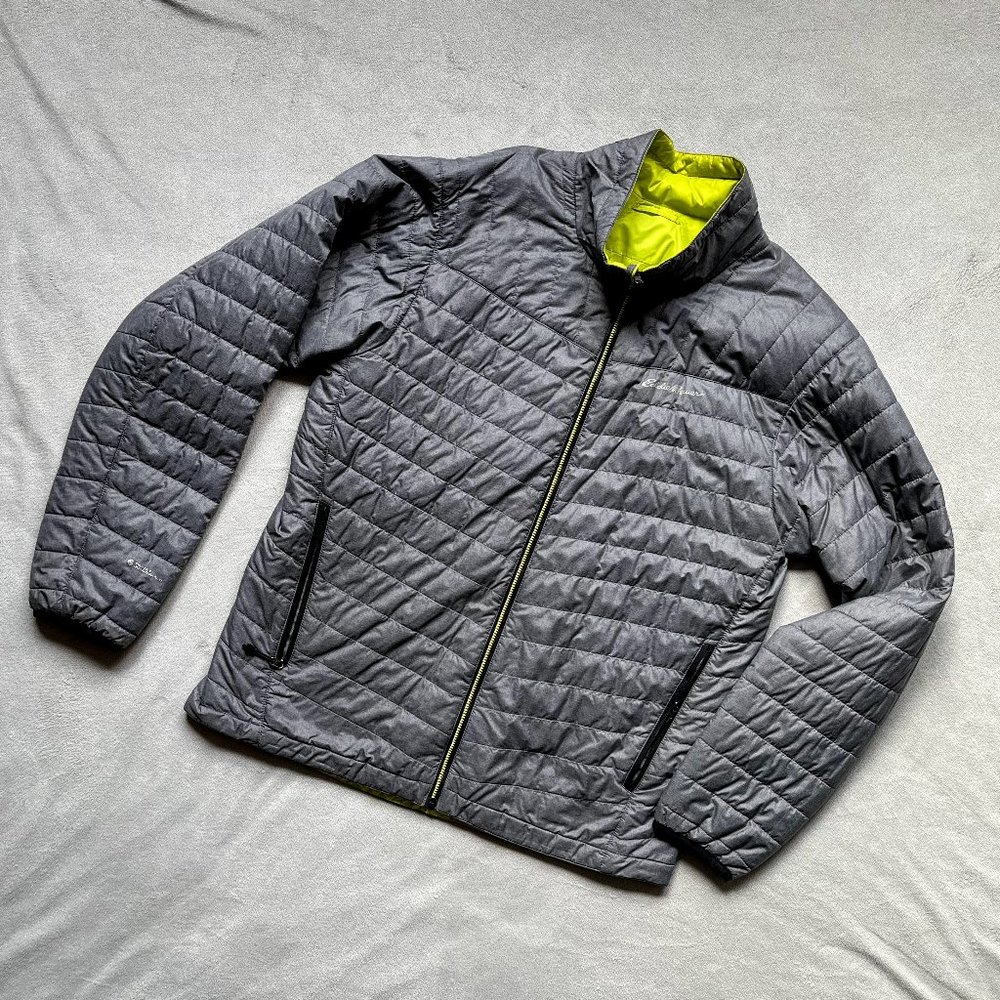 Eddie Bauer First Ascent men's reversible Primaloft jacket Medium READ